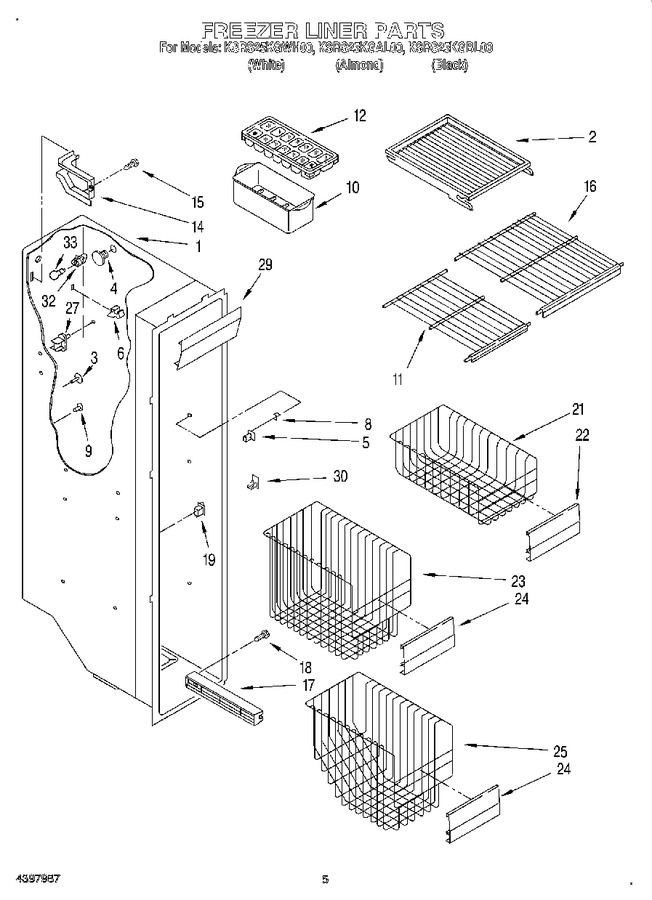 Diagram for KSRS25KGWH00