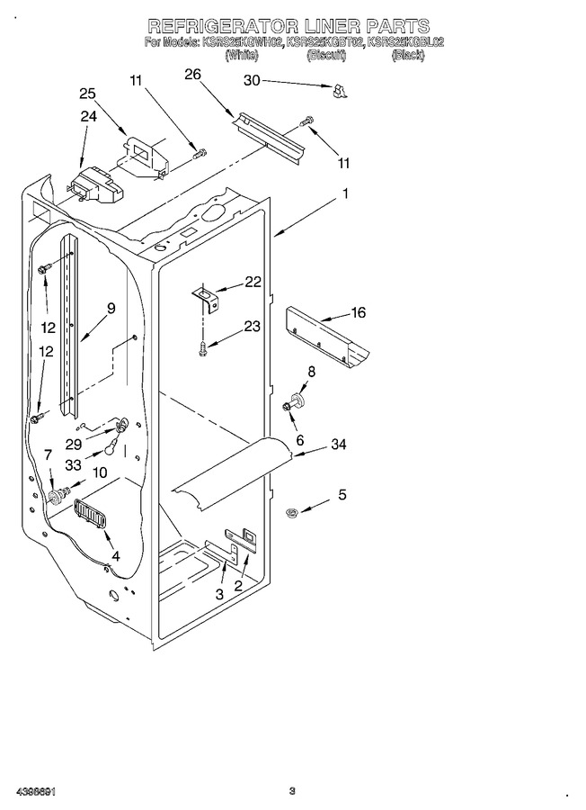 Diagram for KSRS25KGBL02