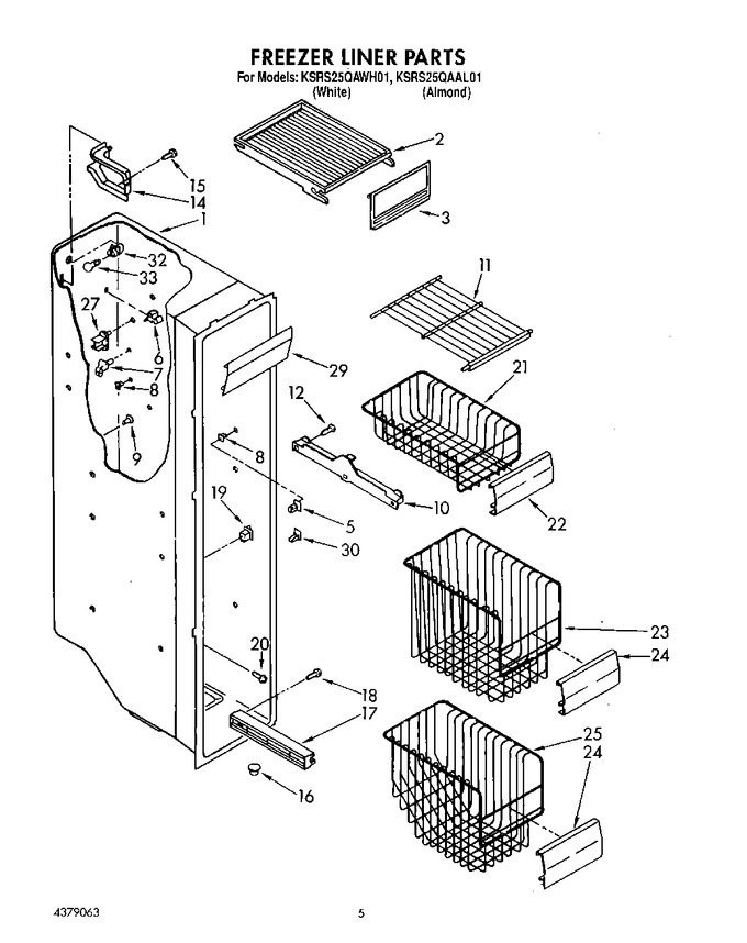 Diagram for KSRS25QAWH01