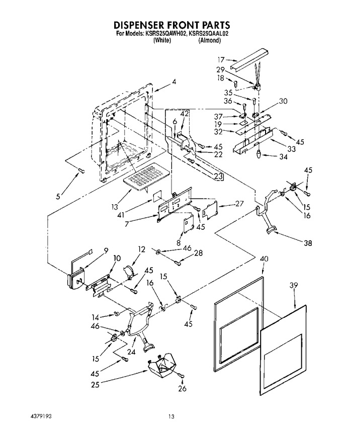 Diagram for KSRS25QAAL02