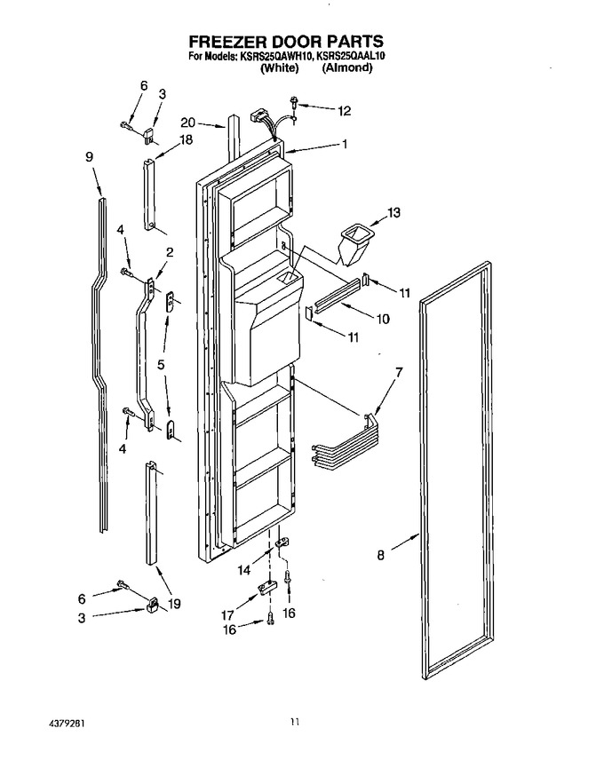 Diagram for KSRS25QAWH10