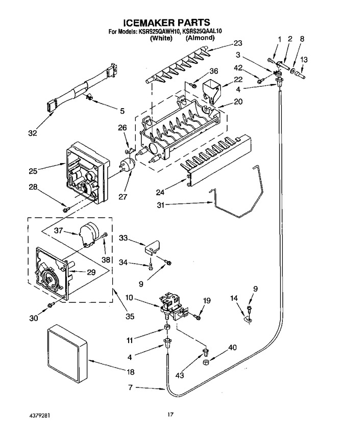 Diagram for KSRS25QAWH10