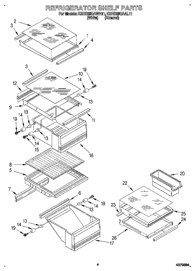 Diagram for KSRS25QAWH11