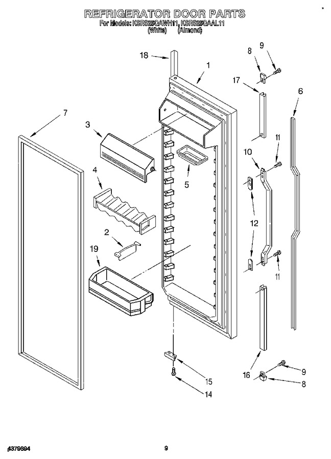 Diagram for KSRS25QAWH11