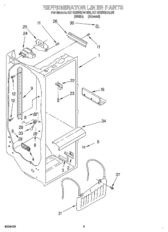 Diagram for KSRS25QDWH03