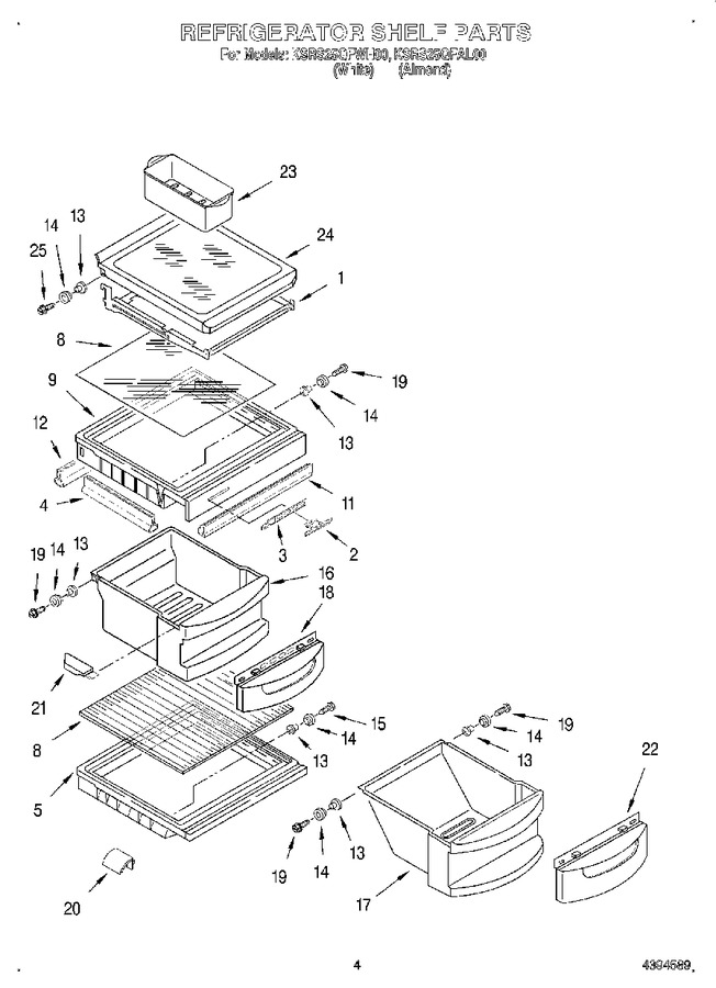 Diagram for KSRS25QFWH00