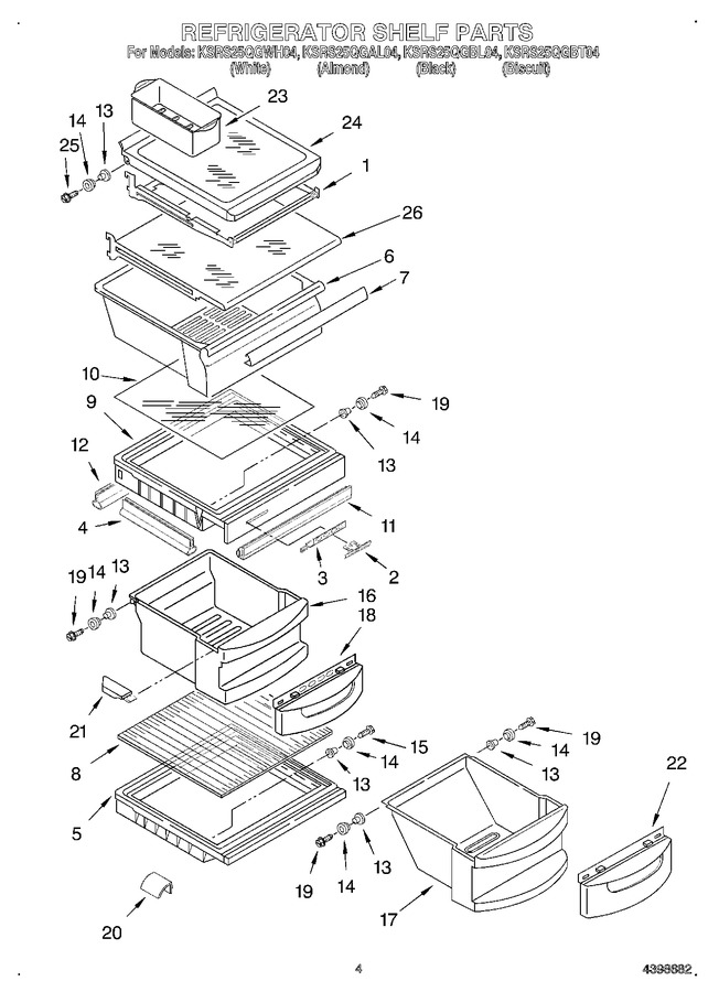 Diagram for KSRS25QGAL04