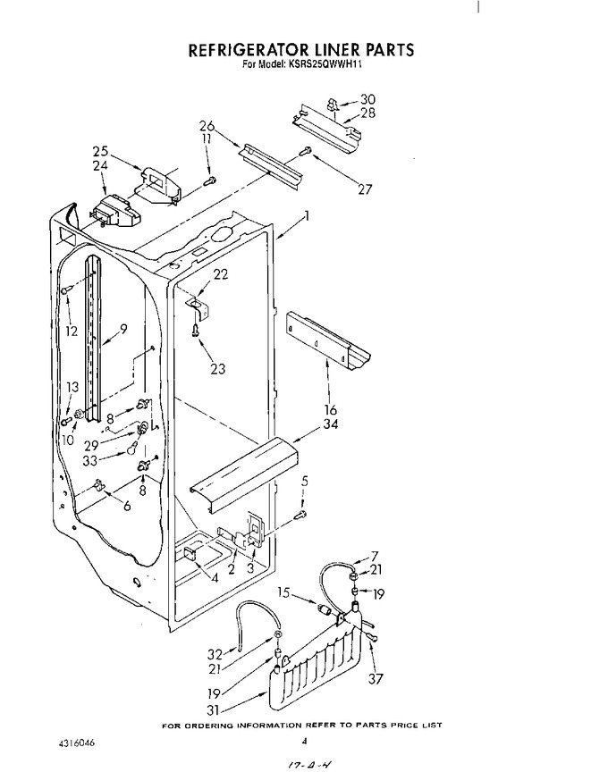 Diagram for KSRS25QWAL11