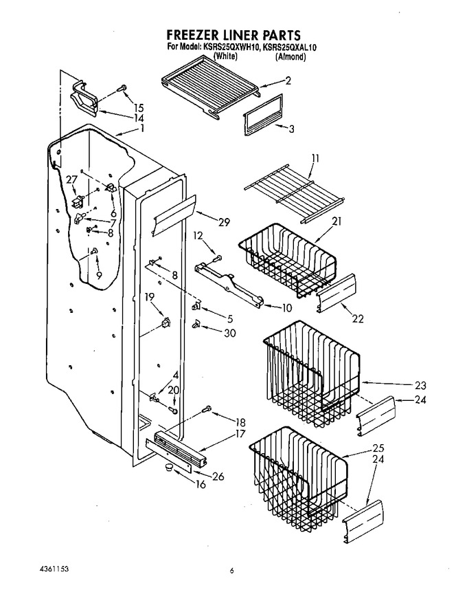 Diagram for KSRS25QXAL10