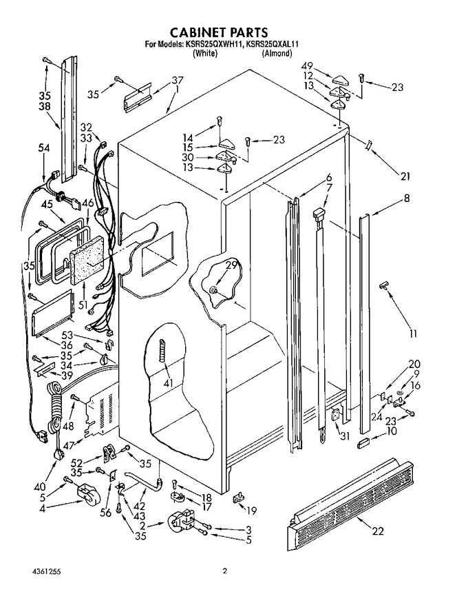 Diagram for KSRS25QXWH11