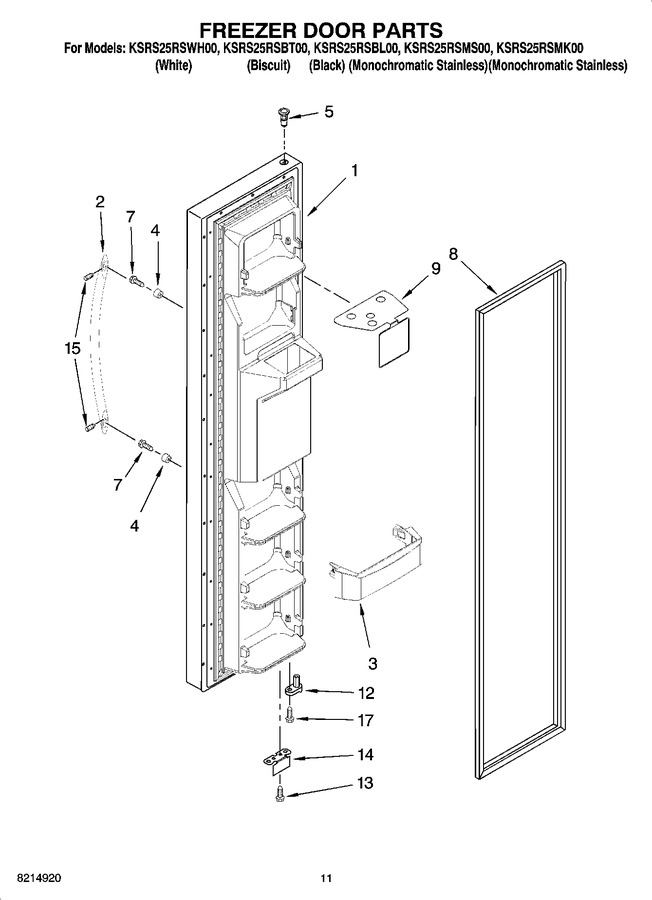 Diagram for KSRS25RSBT00