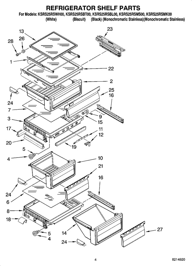 Diagram for KSRS25RSBT00