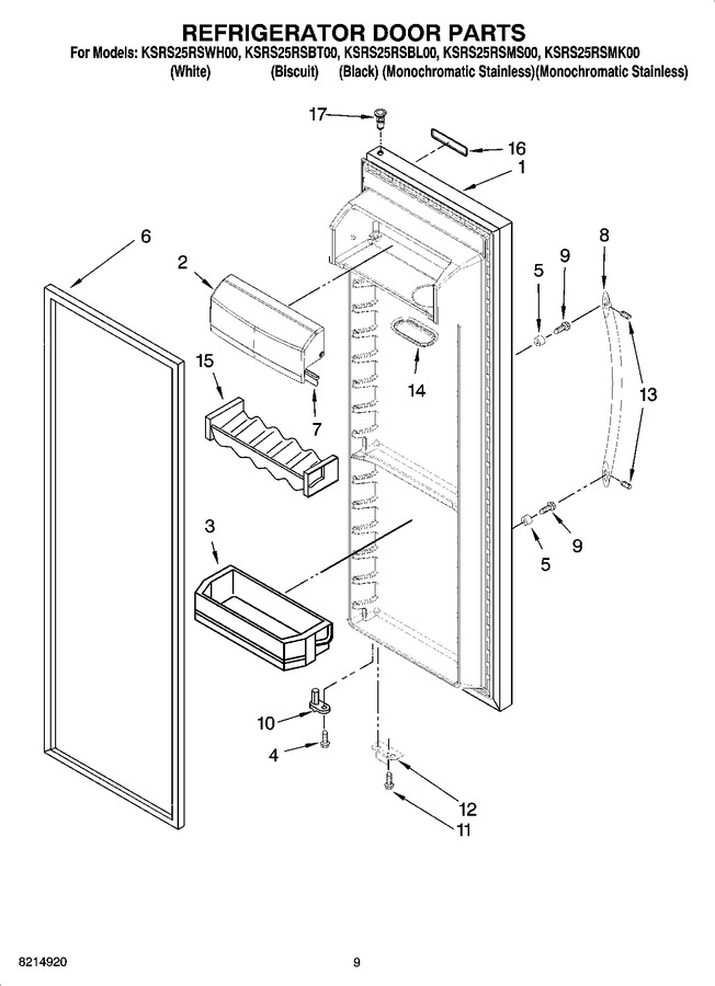 Diagram for KSRS25RSBT00