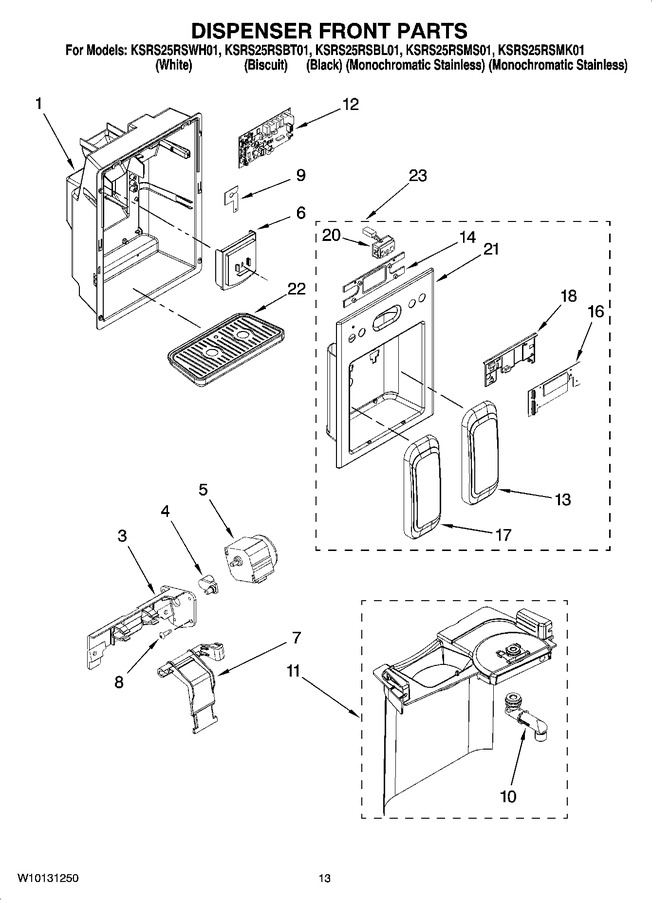 Diagram for KSRS25RSBT01