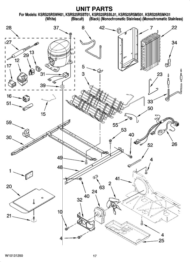 Diagram for KSRS25RSBT01