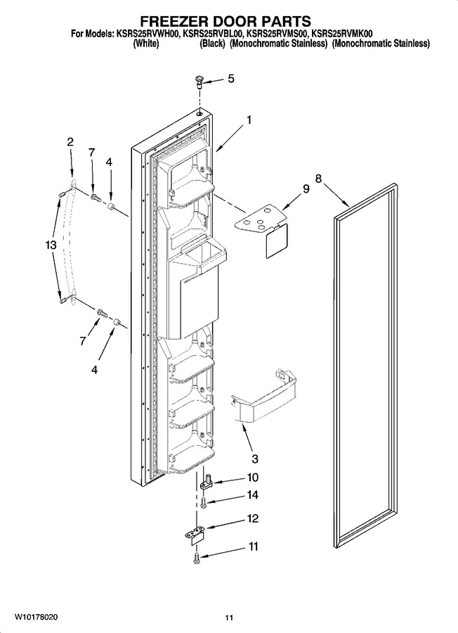 Diagram for KSRS25RVMS00