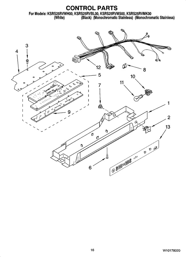 Diagram for KSRS25RVBL00