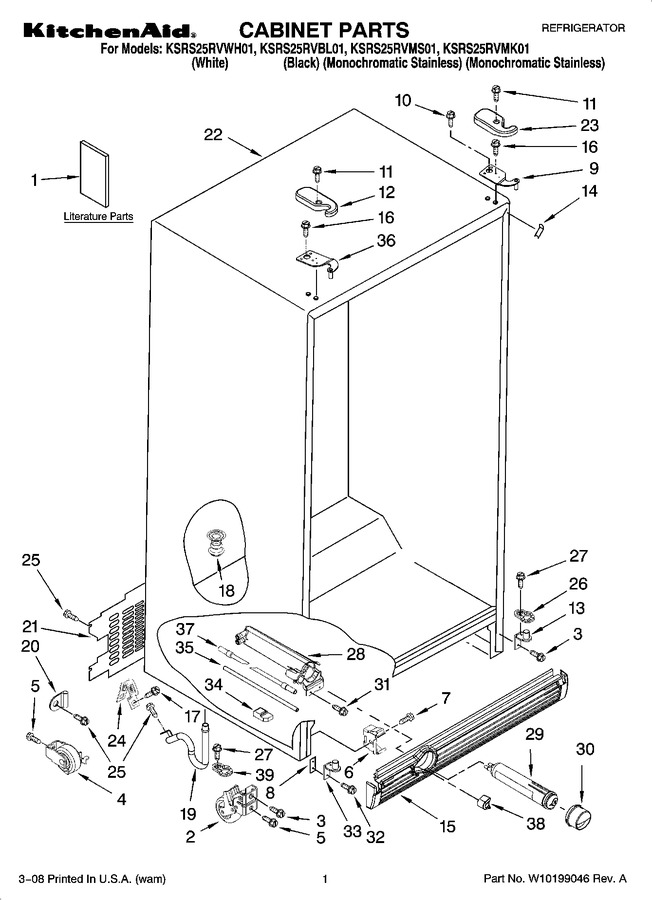Diagram for KSRS25RVMK01
