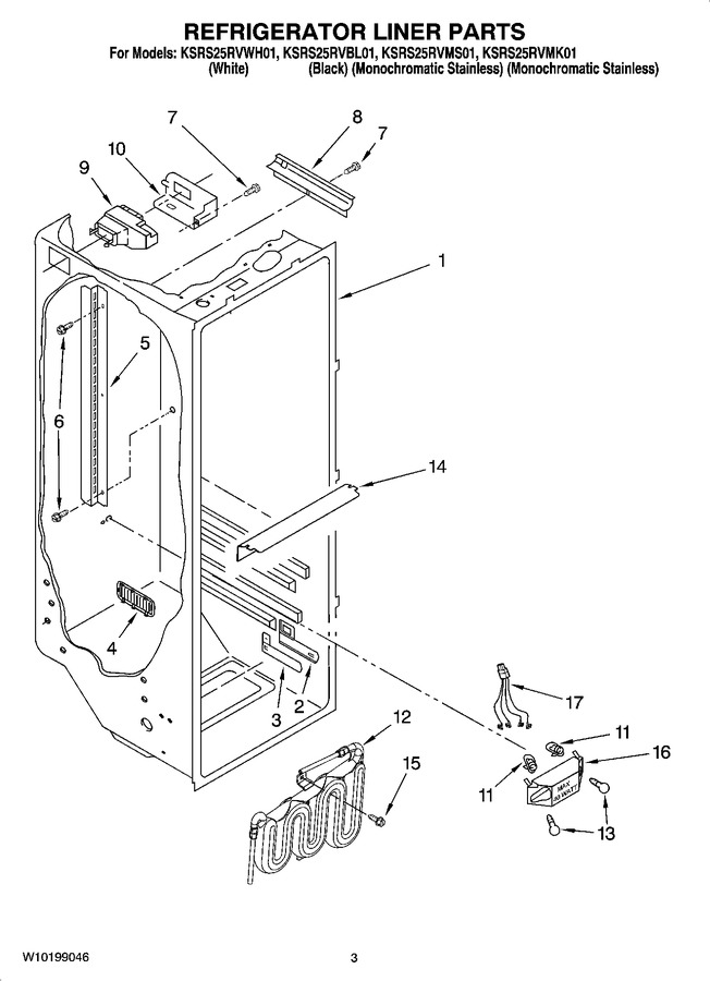 Diagram for KSRS25RVWH01