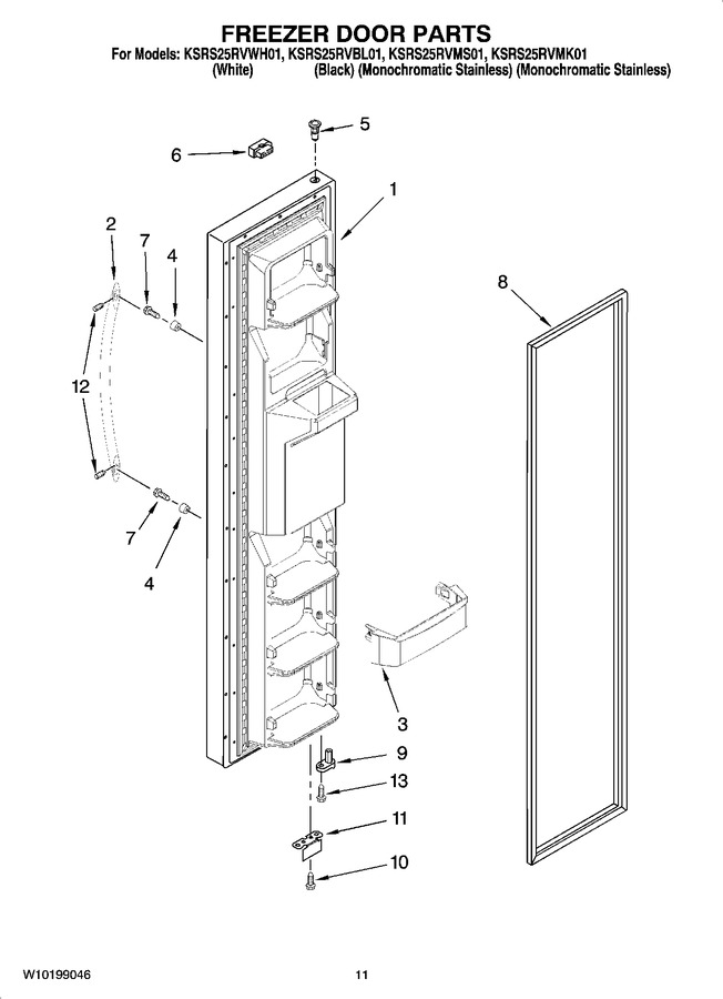 Diagram for KSRS25RVWH01