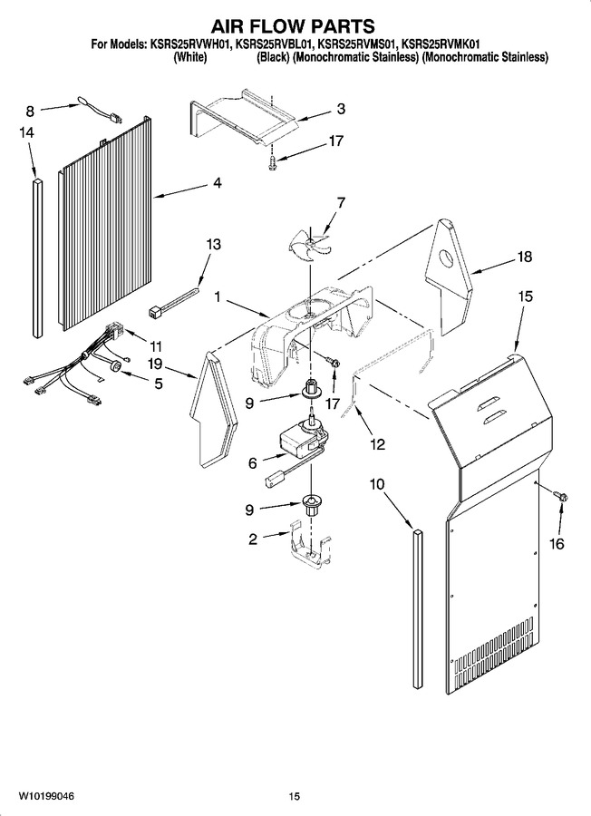 Diagram for KSRS25RVWH01