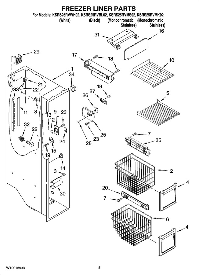 Diagram for KSRS25RVWH02