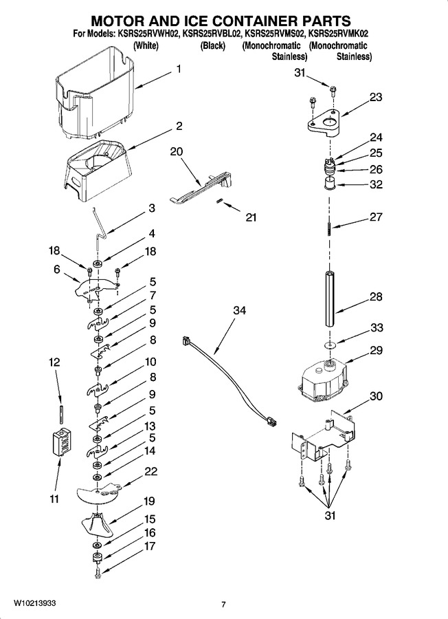 Diagram for KSRS25RVMK02
