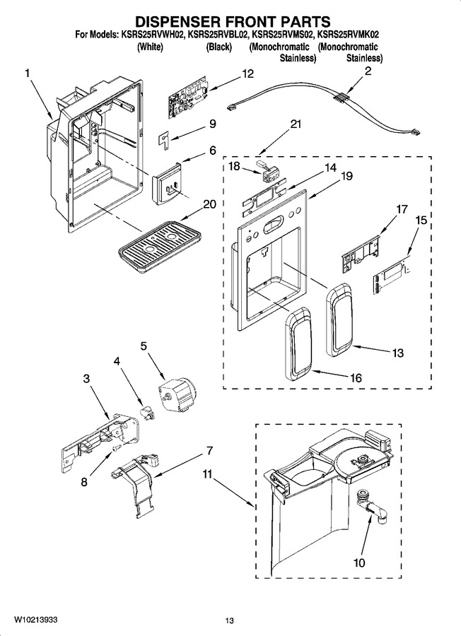 Diagram for KSRS25RVWH02