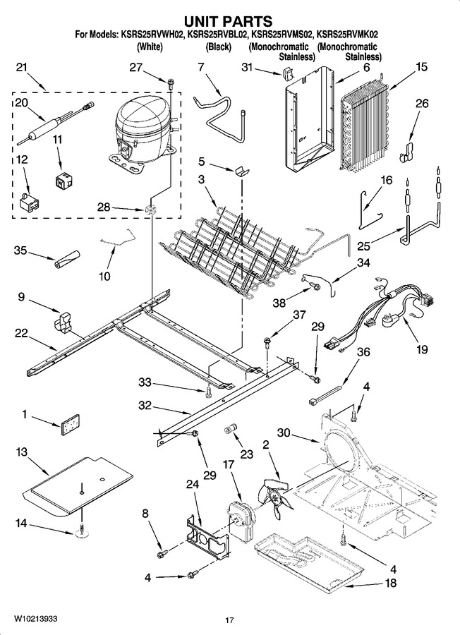 Diagram for KSRS25RVWH02
