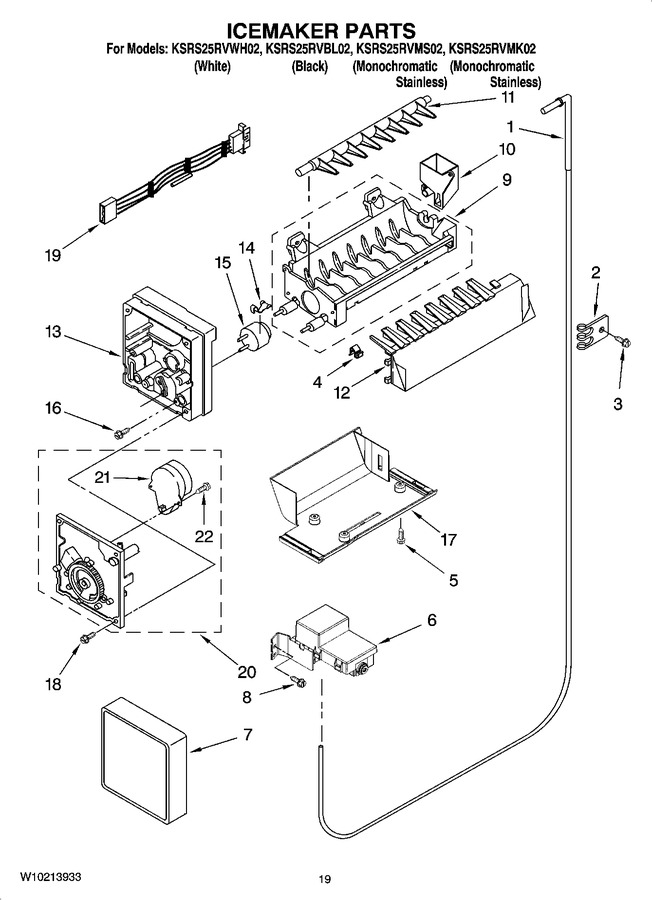 Diagram for KSRS25RVWH02