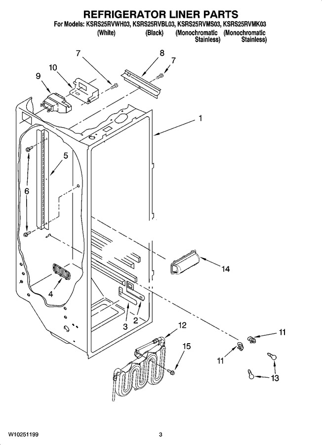 Diagram for KSRS25RVBL03