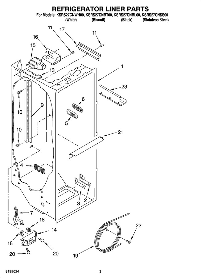 Diagram for KSRS27CNSS00