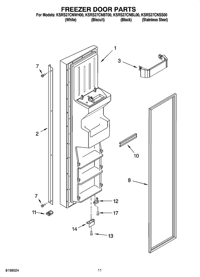 Diagram for KSRS27CNSS00