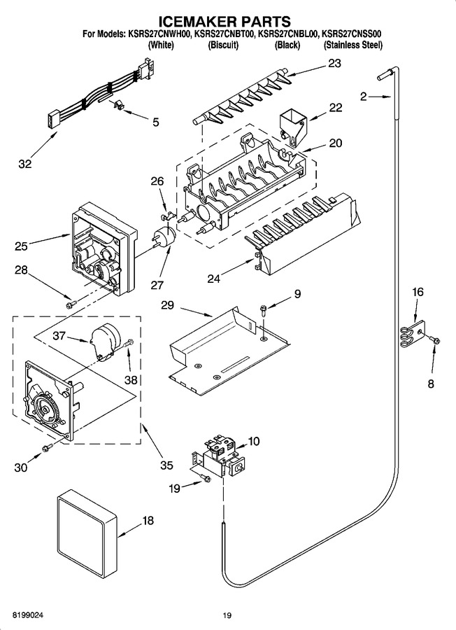 Diagram for KSRS27CNSS00