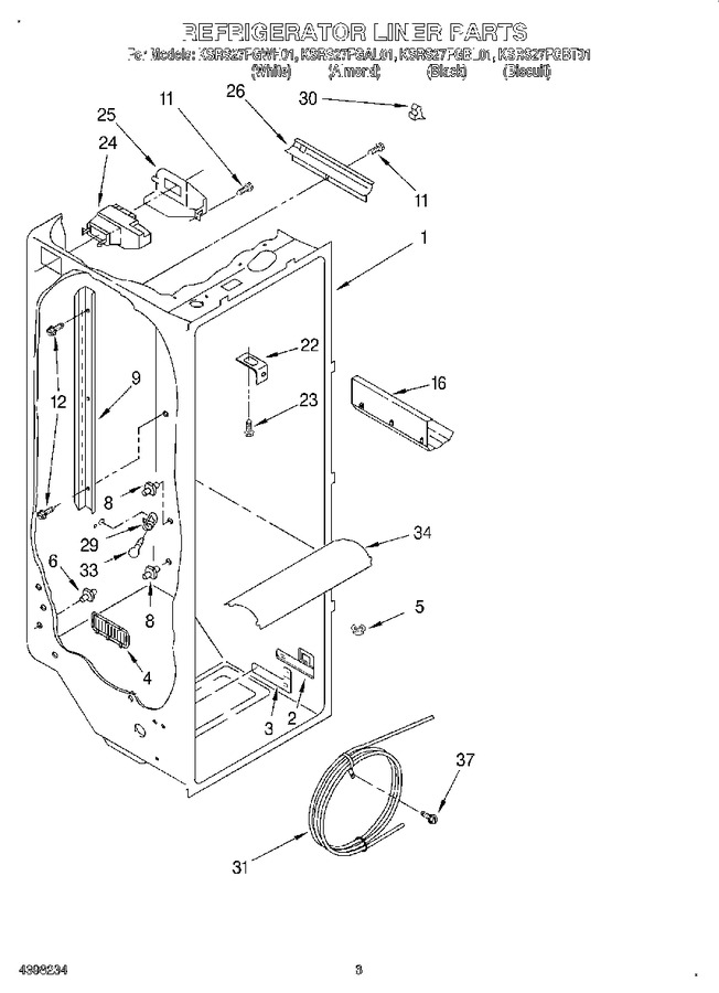 Diagram for KSRS27FGAL01