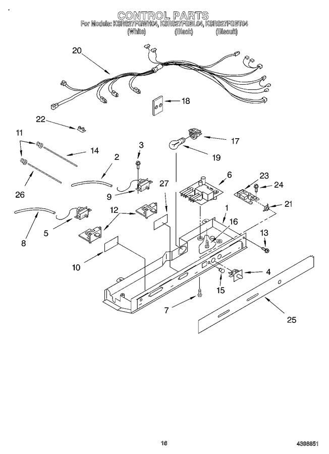 Diagram for KSRS27FGBL04