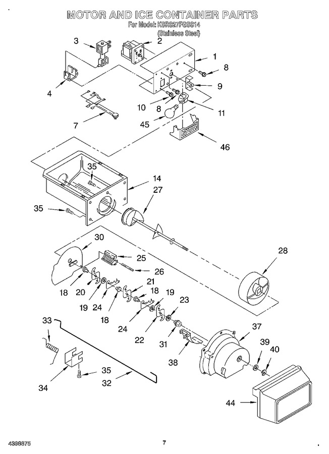 Diagram for KSRS27FGSS14