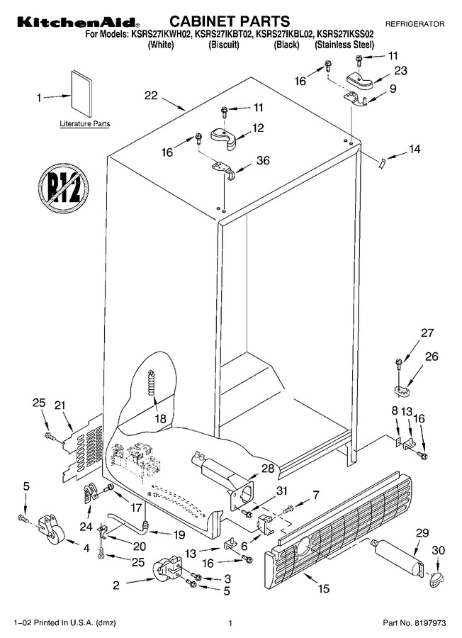 Diagram for KSRS27IKBL02