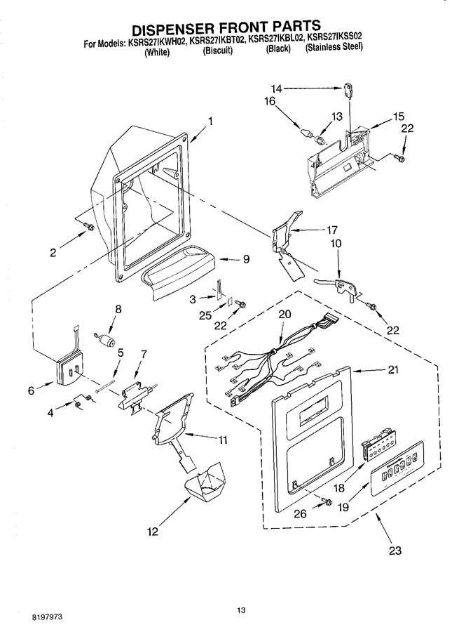 Diagram for KSRS27IKBL02