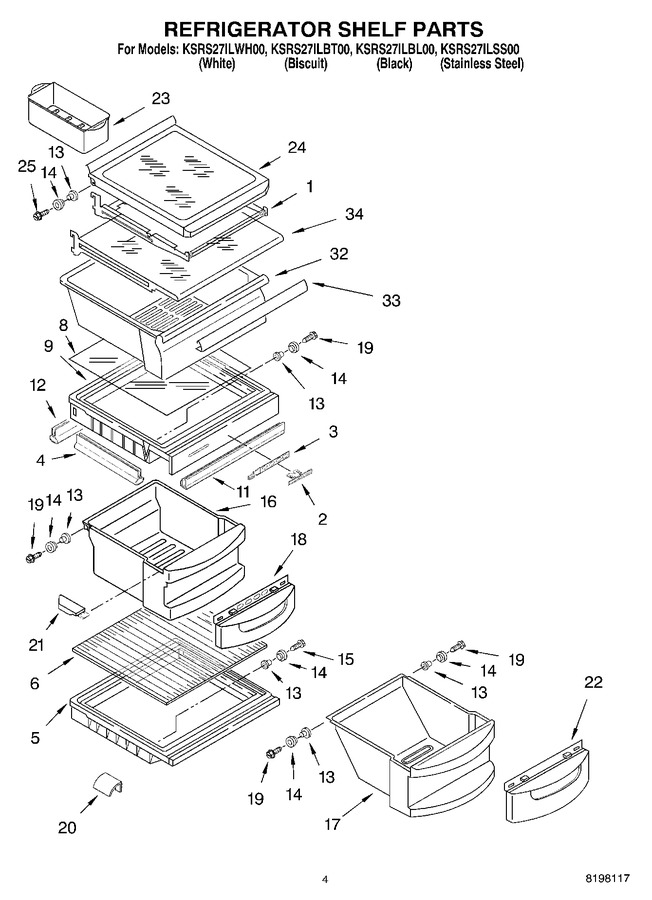Diagram for KSRS27ILWH00