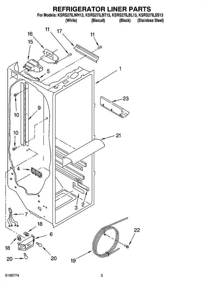 Diagram for KSRS27ILBT13