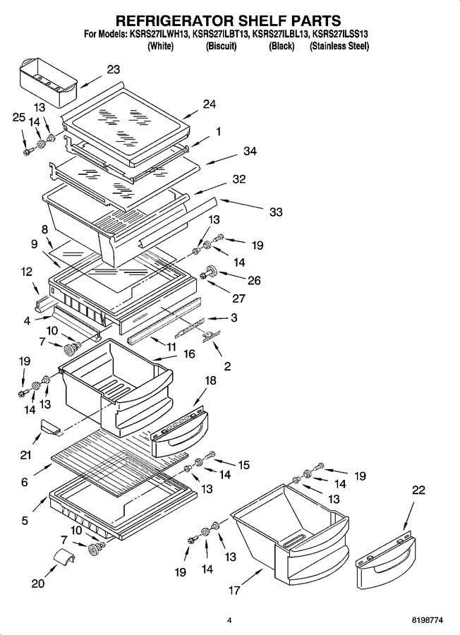 Diagram for KSRS27ILBT13