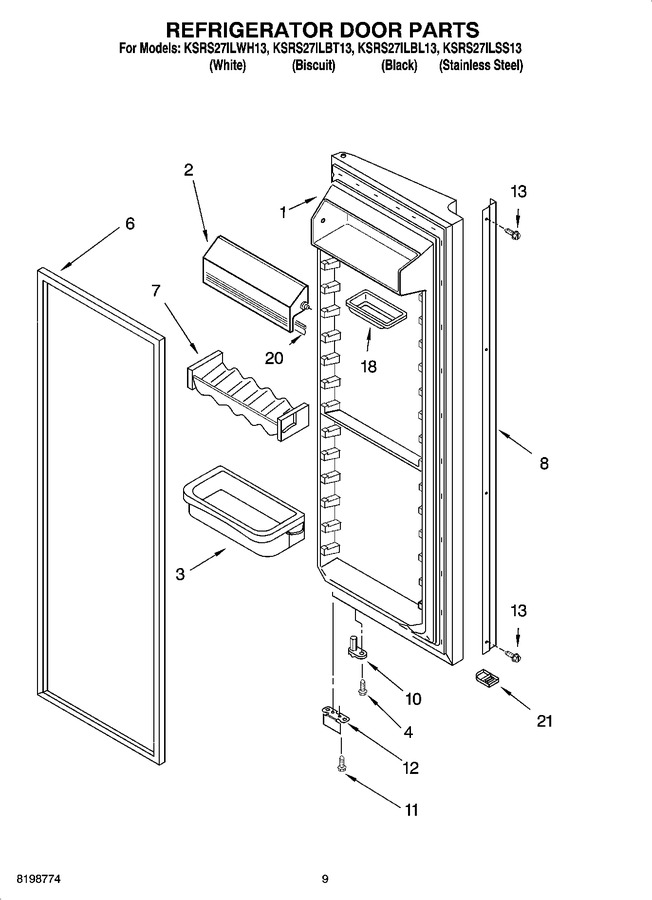 Diagram for KSRS27ILBT13