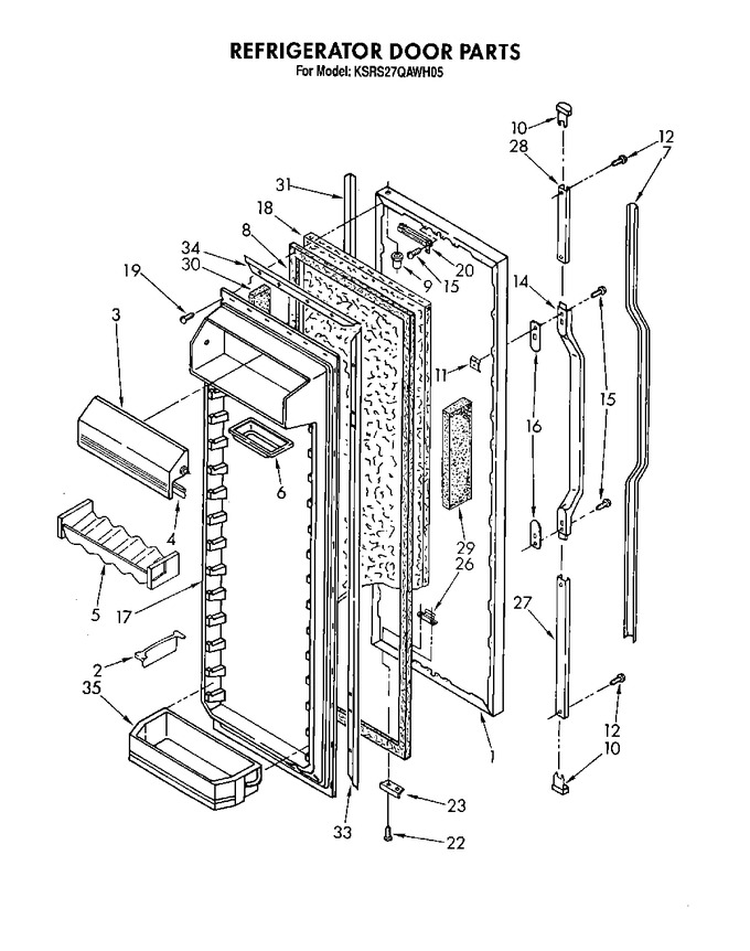 Diagram for KSRS27QAWH05
