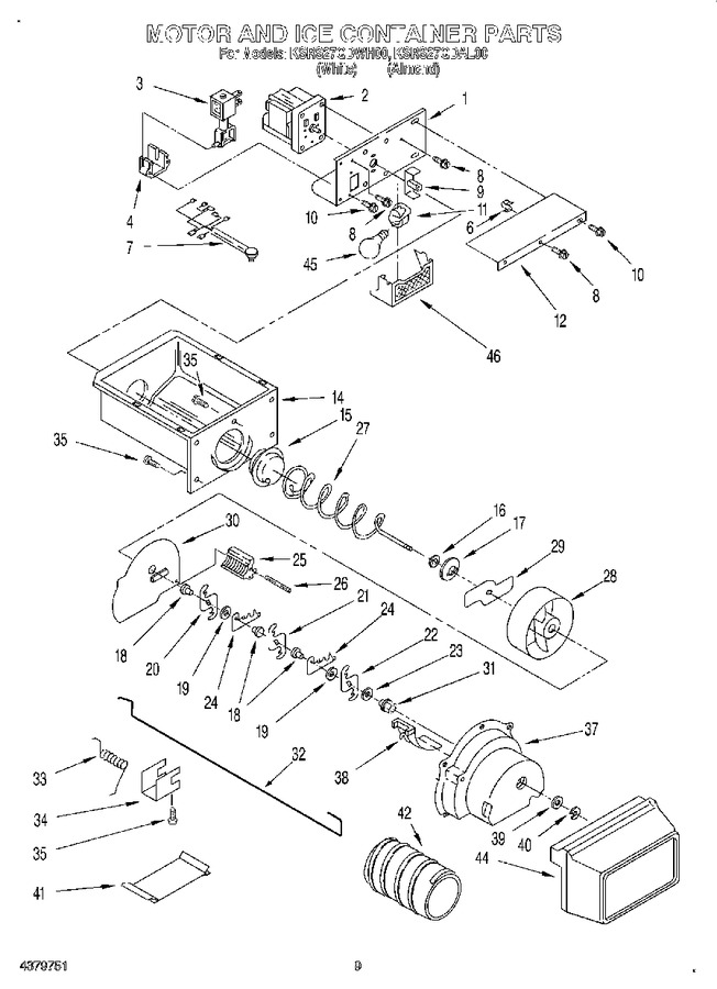 Diagram for KSRS27QDAL00