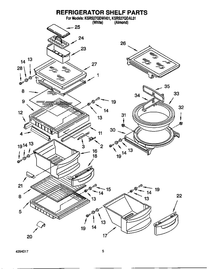 Diagram for KSRS27QDAL01