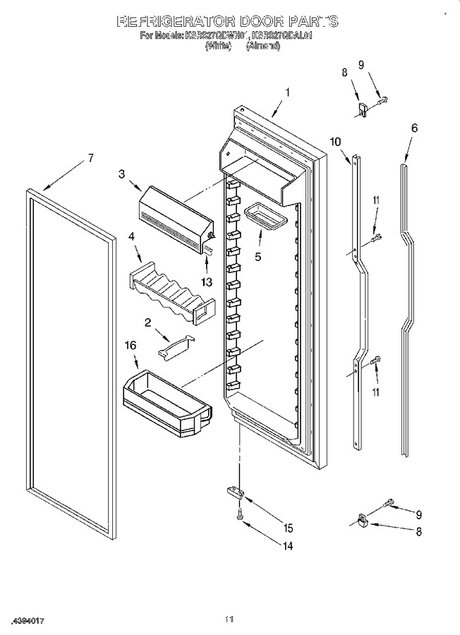 Diagram for KSRS27QDWH01