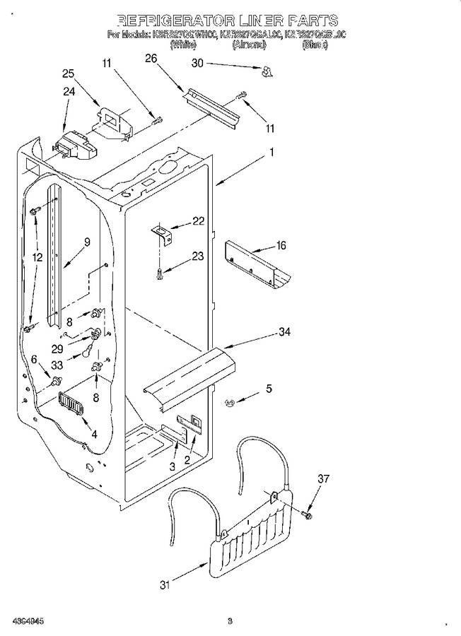 Diagram for KSRS27QGWH00