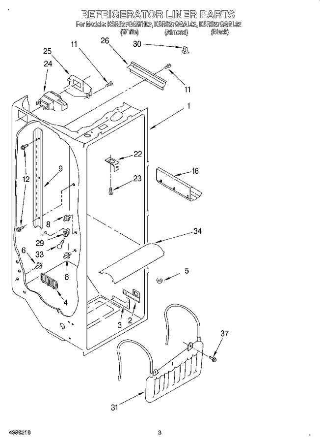 Diagram for KSRS27QGWH02