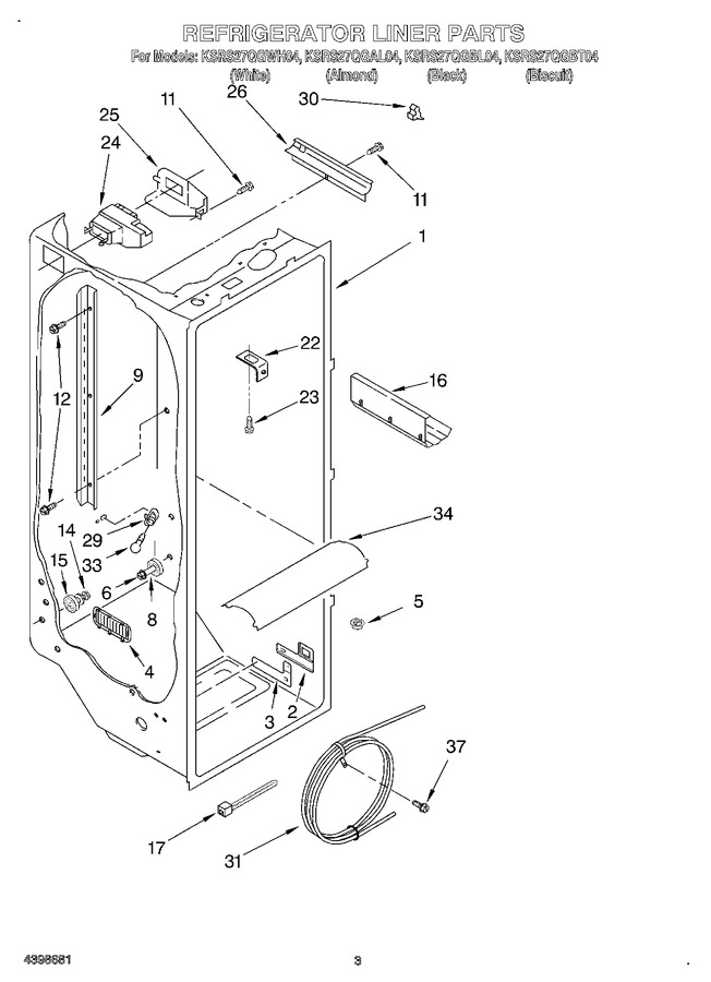 Diagram for KSRS27QGAL04